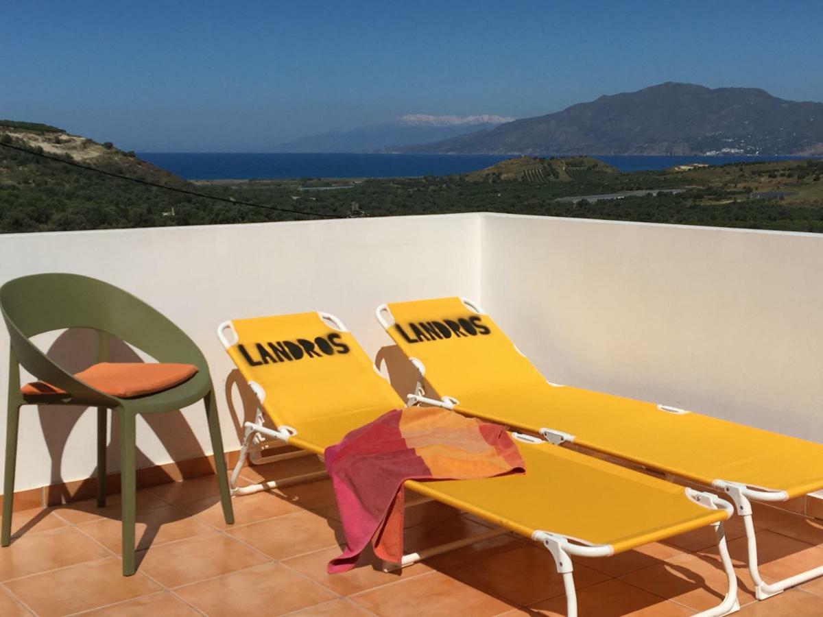Landros Villa Kamilari Exteriör bild
